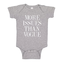 Baby Onesie More Issues than Vogue 100% Cotton Infant Bodysuit