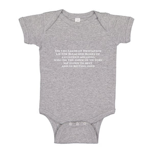 Baby Onesie On the Sands of Hesitation 100% Cotton Infant Bodysuit