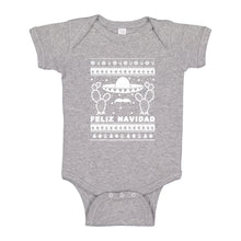 Baby Onesie Feliz Navidad 100% Cotton Infant Bodysuit