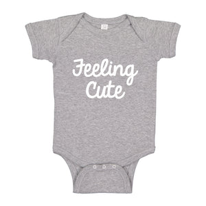 Baby Onesie Feeling Cute 100% Cotton Infant Bodysuit