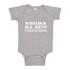 Baby Onesie Hakuna Ma Keto 100% Cotton Infant Bodysuit