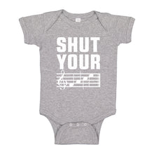 Baby Onesie Shut Your Face 100% Cotton Infant Bodysuit