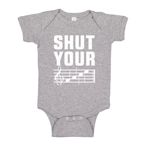 Baby Onesie Shut Your Face 100% Cotton Infant Bodysuit