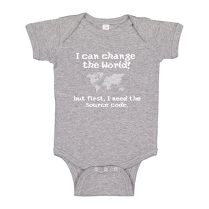 Baby Onesie I Can Change the World 100% Cotton Infant Bodysuit