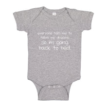 Baby Onesie Back to Bed 100% Cotton Infant Bodysuit