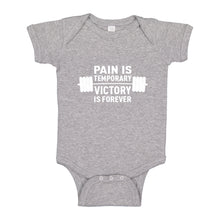 Baby Onesie Pain is Temporary Victory is Forever 100% Cotton Infant Bodysuit