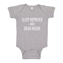 Baby Onesie Sleep Deprived and Dead Inside 100% Cotton Infant Bodysuit