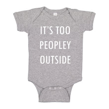 Baby Onesie Too Peopley Outside 100% Cotton Infant Bodysuit