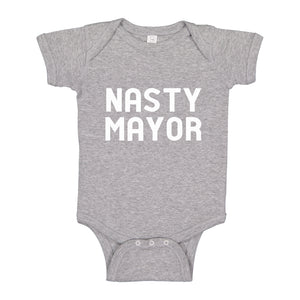 Baby Onesie Nasty Mayor 100% Cotton Infant Bodysuit
