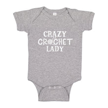 Baby Onesie Crazy Crochet Lady 100% Cotton Infant Bodysuit