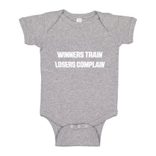 Baby Onesie Winners Train, Losers Complain 100% Cotton Infant Bodysuit