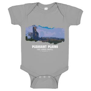 Baby Onesie Pleasant Plains Fine Lumber Sawmill 100% Cotton Infant Bodysuit