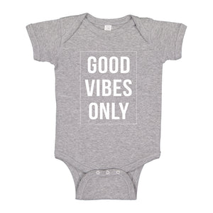 Baby Onesie Good Vibes Only 100% Cotton Infant Bodysuit