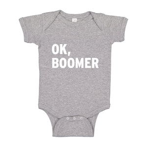 Baby Onesie Ok, Boomer 100% Cotton Infant Bodysuit
