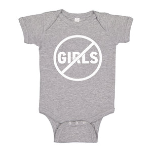 Baby Onesie No Girls 100% Cotton Infant Bodysuit