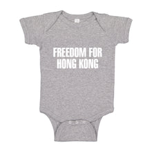 Baby Onesie Freedom for Hong Kong 100% Cotton Infant Bodysuit