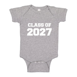 Baby Onesie Class of 2027 100% Cotton Infant Bodysuit