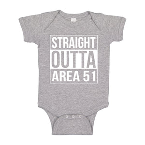 Baby Onesie Straight Outta Area 51 100% Cotton Infant Bodysuit