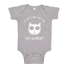 Baby Onesie If Cats Could Text 100% Cotton Infant Bodysuit
