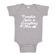 Baby Onesie Pumpkin Spice and Everything Nice 100% Cotton Infant Bodysuit