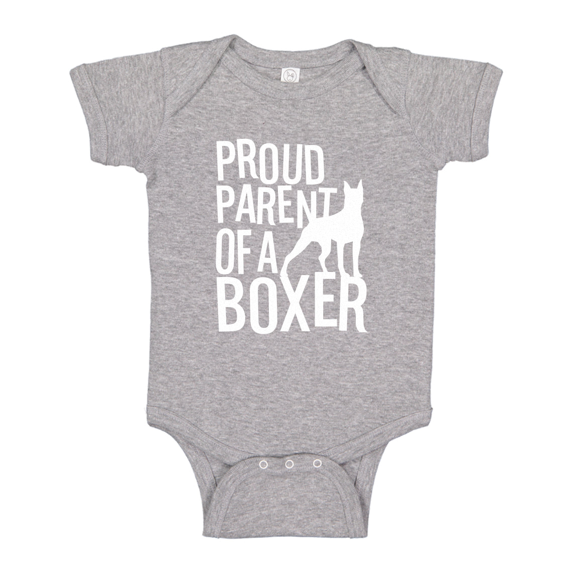 Baby Onesie Proud Boxer Parent 100% Cotton Infant Bodysuit