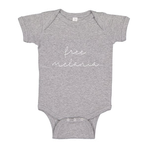 Baby Onesie Free Melania Now 100% Cotton Infant Bodysuit