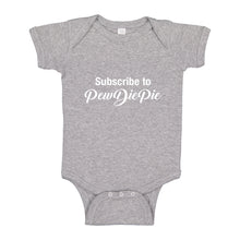 Baby Onesie Subscribe to PewDiePie 100% Cotton Infant Bodysuit