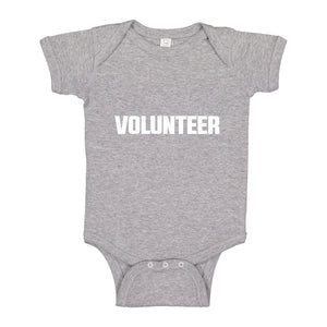 Baby Onesie Volunteer 100% Cotton Infant Bodysuit