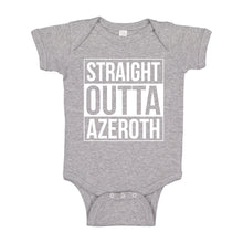 Baby Onesie Straight Outta Azeroth 100% Cotton Infant Bodysuit