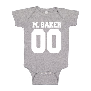 Baby Onesie M. BAKER 00 100% Cotton Infant Bodysuit