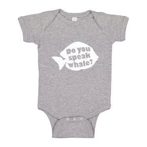 Baby Onesie Do You Speak Whale 100% Cotton Infant Bodysuit