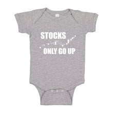 Baby Onesie STOCKS ONLY GO UP 100% Cotton Infant Bodysuit