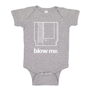 Baby Onesie Blow Me Game Cartridge 100% Cotton Infant Bodysuit