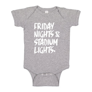 Baby Onesie Friday Nights Stadium Lights 100% Cotton Infant Bodysuit