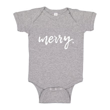 Baby Onesie Merry. 100% Cotton Infant Bodysuit