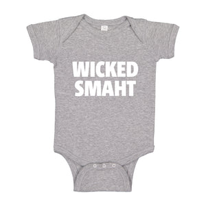 Baby Onesie Wicked Smaht 100% Cotton Infant Bodysuit