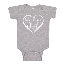 Baby Onesie He Lives Within My Heart 100% Cotton Infant Bodysuit