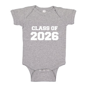 Baby Onesie Class of 2026 100% Cotton Infant Bodysuit