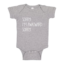 Baby Onesie Sorry I'm Awkward Sorry 100% Cotton Infant Bodysuit