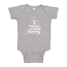 Baby Onesie It's a Pyramid Scheme Honey 100% Cotton Infant Bodysuit