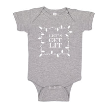 Baby Onesie Lets Get Lit 100% Cotton Infant Bodysuit