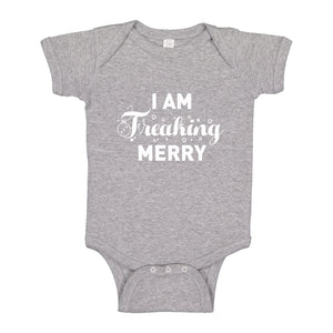 Baby Onesie Freaking Merry 100% Cotton Infant Bodysuit