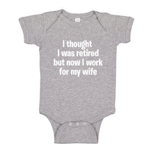 Baby Onesie I Thought I was Retired 100% Cotton Infant Bodysuit