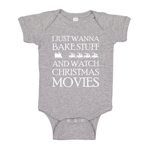 Baby Onesie Bake Stuff, Christmas Movies 100% Cotton Infant Bodysuit