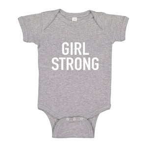 Baby Onesie Girl Strong 100% Cotton Infant Bodysuit