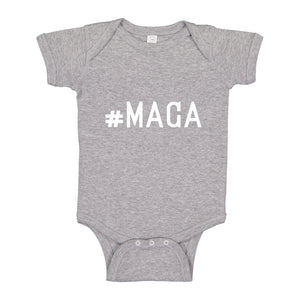 Baby Onesie #MAGA 100% Cotton Infant Bodysuit