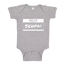 Baby Onesie Hello My Name is Senpai 100% Cotton Infant Bodysuit