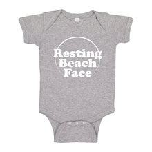 Baby Onesie Resting Beach Face 100% Cotton Infant Bodysuit