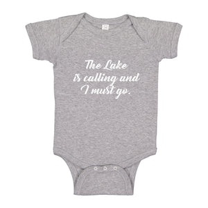 Baby Onesie The Lake is Calling and I must Go 100% Cotton Infant Bodysuit