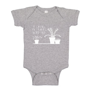 Baby Onesie I Can't My Plants Need Me! 100% Cotton Infant Bodysuit
